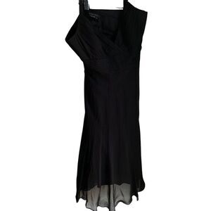 BCBGMAXAZRIA‎ Women's Black Halter Knee Length Dress Size 10 Party
